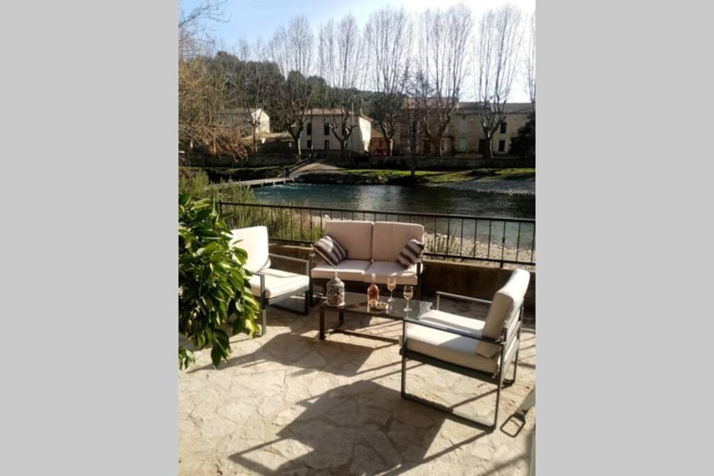 Character Filled House Overlooking The River Cesse Bize-Minervois Екстериор снимка